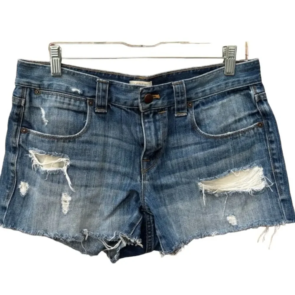 J.Crew Factory Denim Cut‎ Off Shorts Women’s Size 28